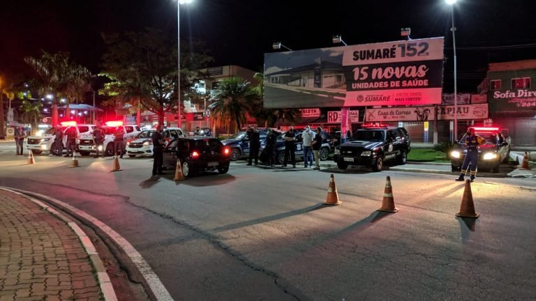 1 Trabalho preventivo e ostensivo � refor�ado no fim de semana em Sumar� em a��o da GCM, Civil e PM
