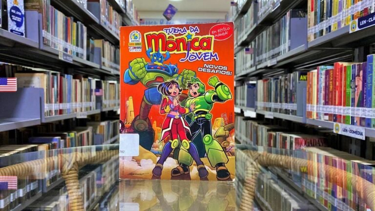 04.09 HISTORIA EM QUADRINHOS DE MAURICIO DE SOUSA E O LIVRO MAIS EMPRESTADO NA BIBLIOTECA MUNICIPAL DE HORTOLANDIA