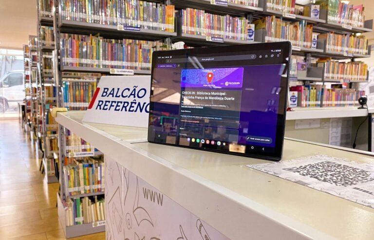 06.09 BIBLIOTECA MUNICIPAL DE HORTOLANDIA ADOTA TABLETS PARA CONTROLE ON.LINE