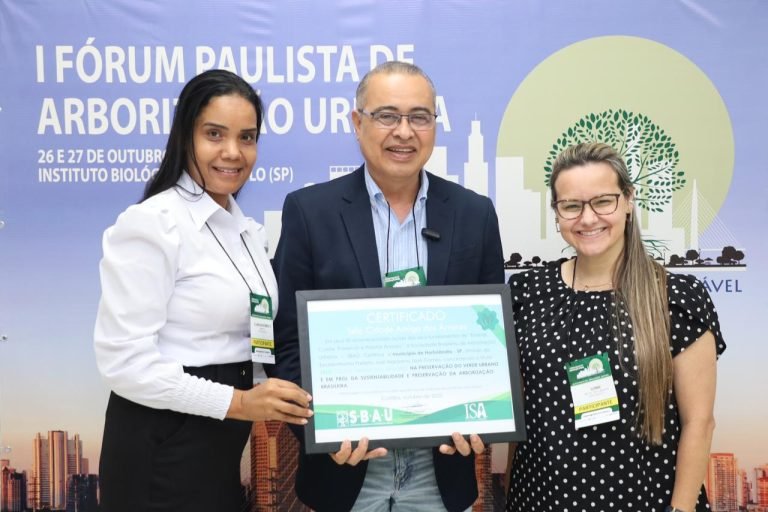 26.10.2023 HORTOLANDIA RECEBE SELO CIDADE ARVORE