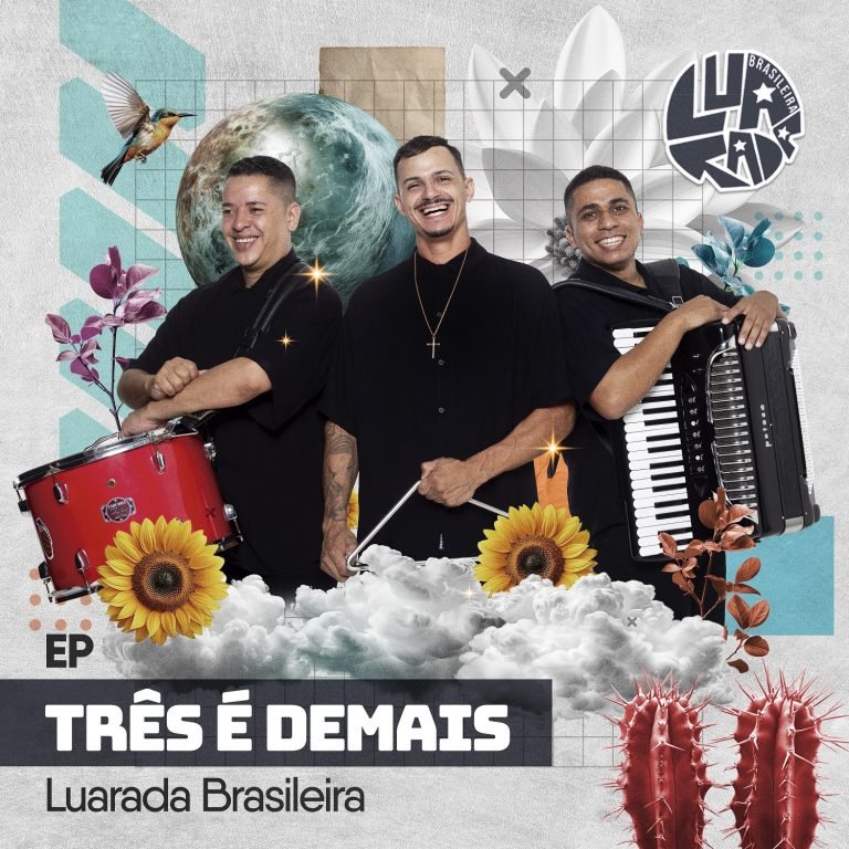 Capa ep Luarada Brasileira - Três É Demais -b