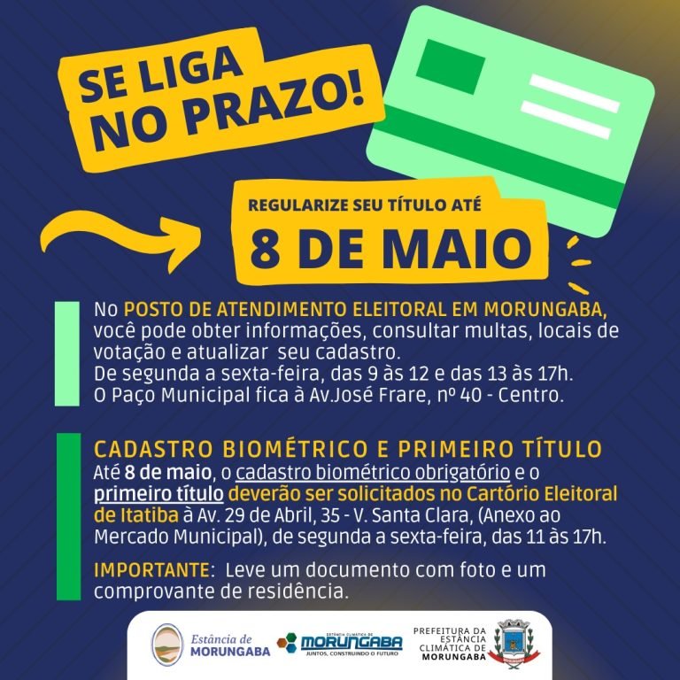 atendimento eleitoral