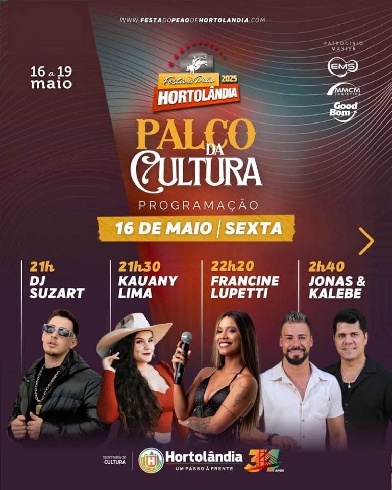 13-05-2025 PALCO DA CULTURA - SEXTA-FEIRA 16-05 (1)