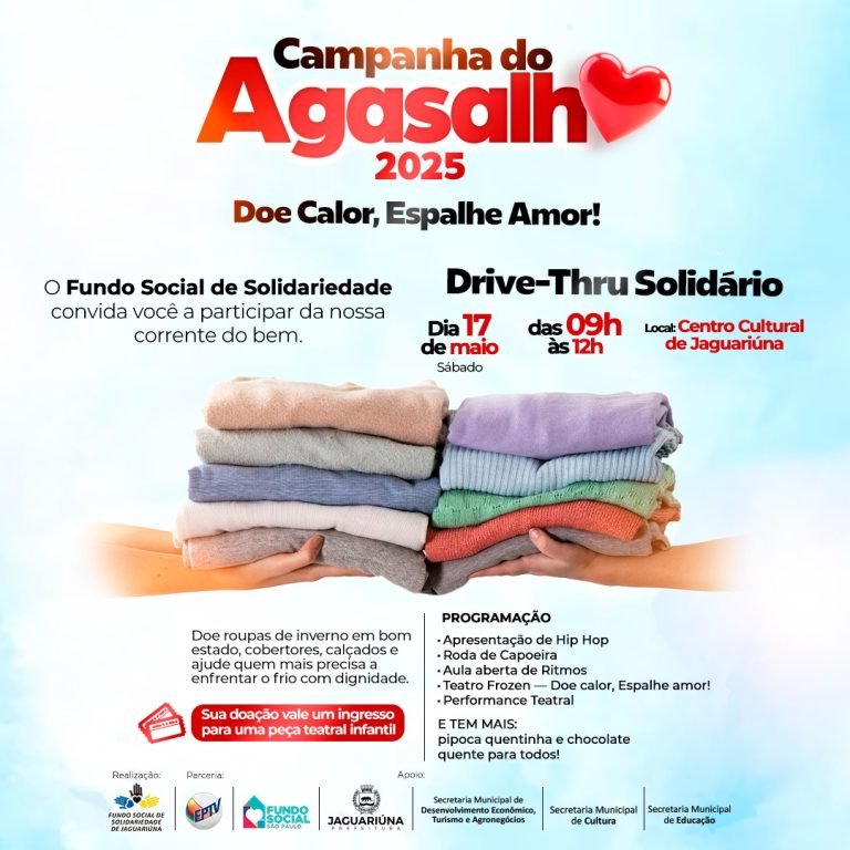 Campanha do Agasalho 2025 Insta e Face