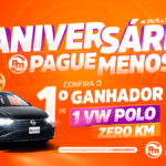 Aniversário Pague Menos tem primeira ganhadora do sorteio de carros da campanha