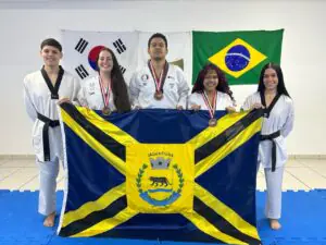 Jogos Regionais Taekwondo primeiras medalhas Jaguariúna
