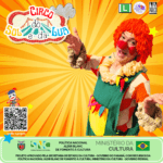 Espetáculo “O Circo do Sol e da Lua” resgata a história dos palhaços brasileiros com apresentações gratuitas em Curitiba