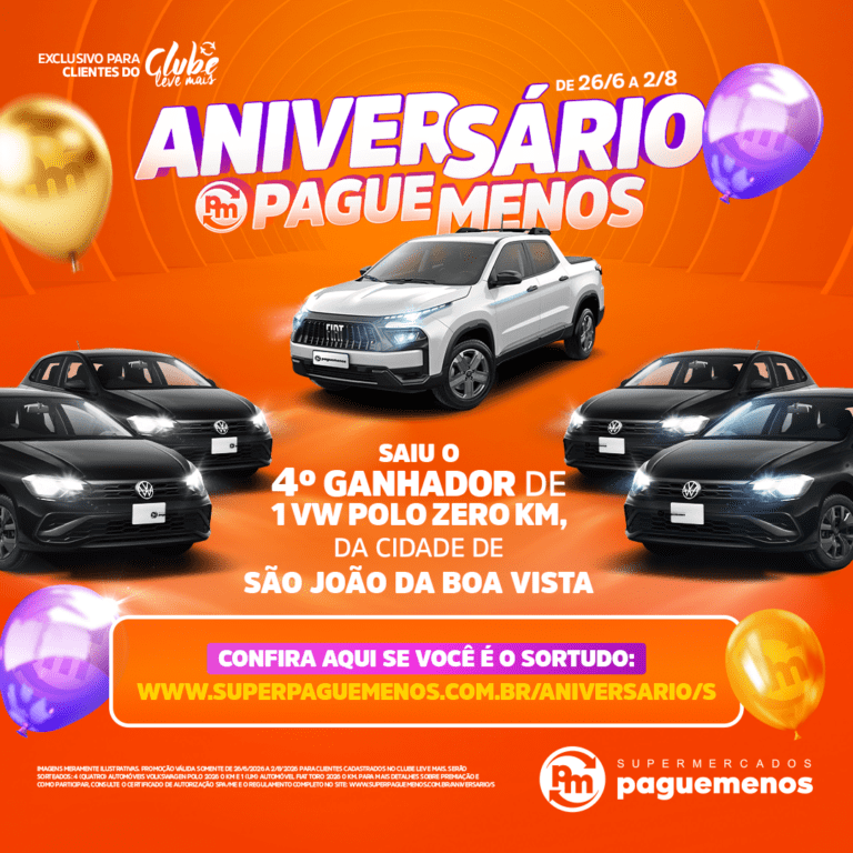Quarto Contemplado Campanha Aniversário