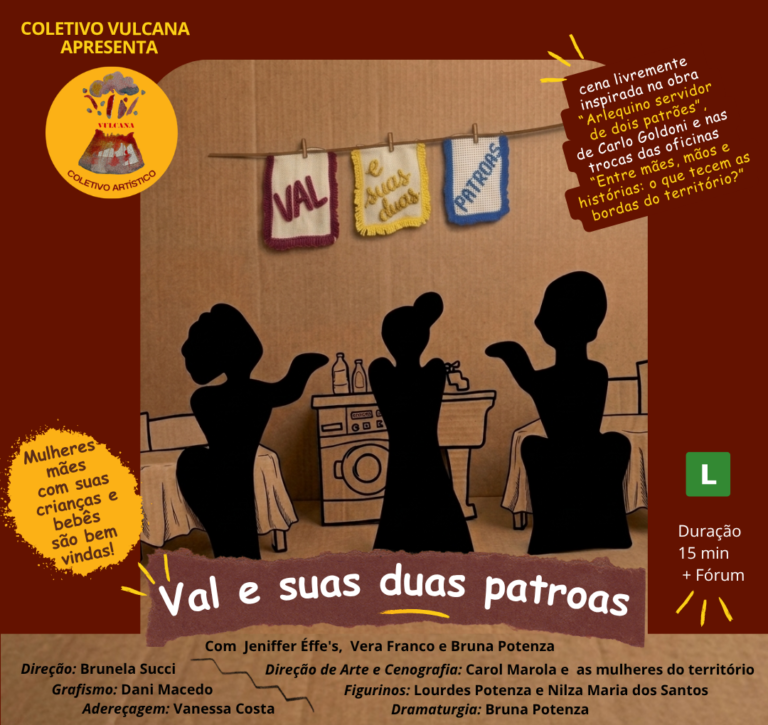 Arte Val e suas duas patroas
