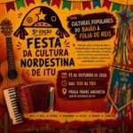 3ª Festa da Cultura Nordestina de acontece em outubro