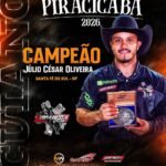Campeão do Rodeio estilo Cutiano em Piracicaba também garante o título em Barretos